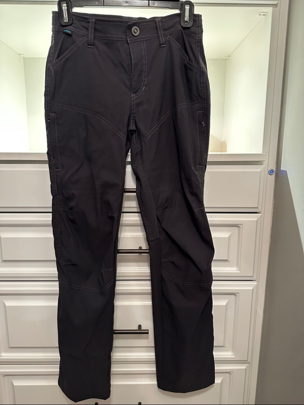 Kuhl Kids Charcoal Gray Renegade Hiking Pants with Utility Pockets